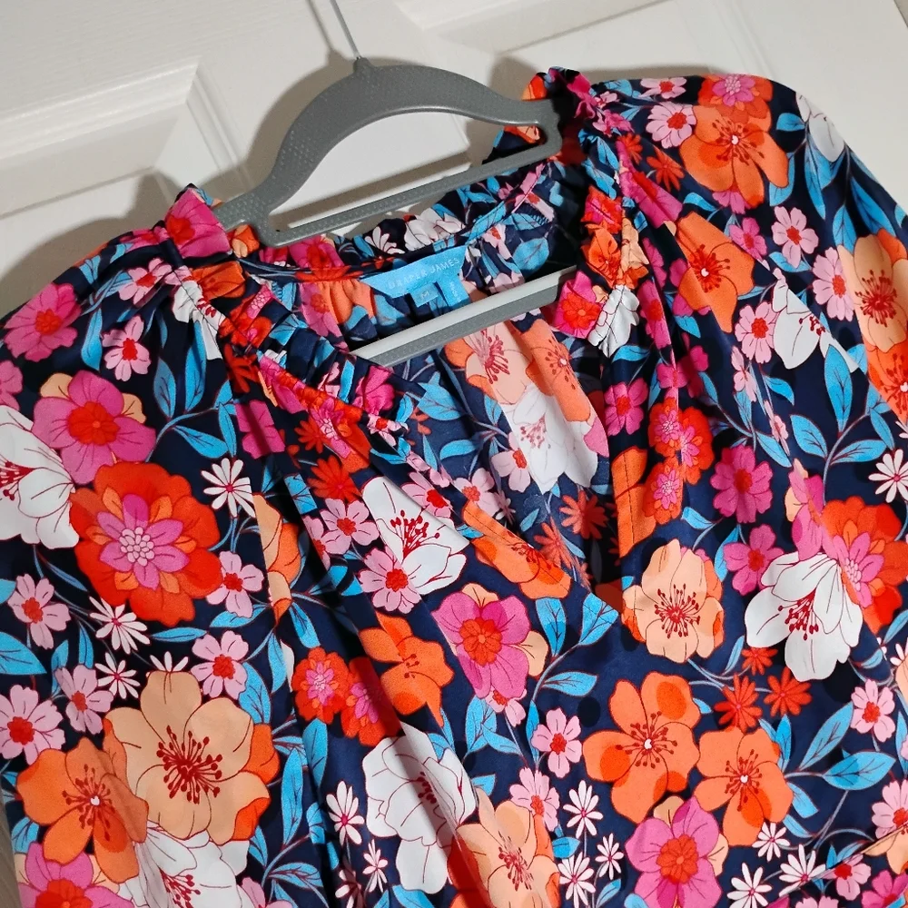 Draper James Colorful Floral Dress - Picture 3 of 9